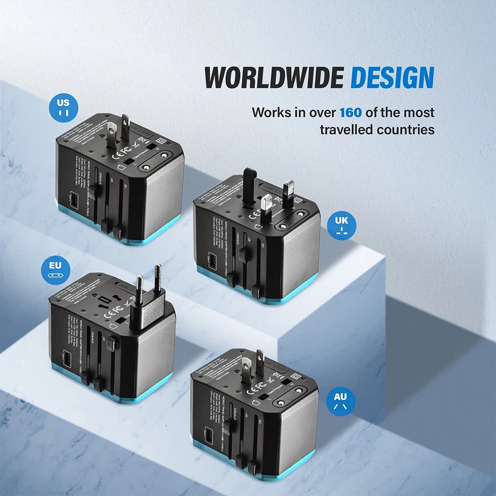 PowerJet 200kW Universal Travel Charger (3 Colors)