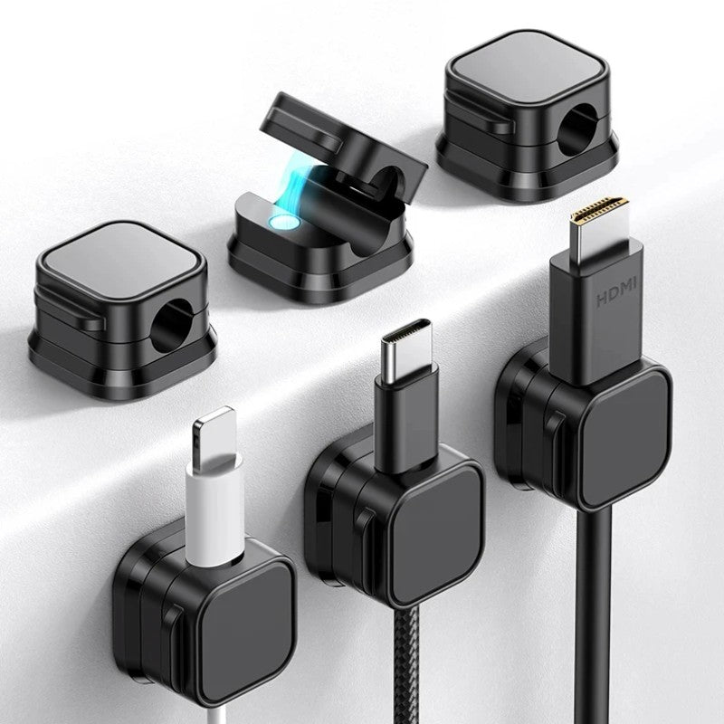 Magnetic Cable Clips Cable Organizer (6-Pieces)