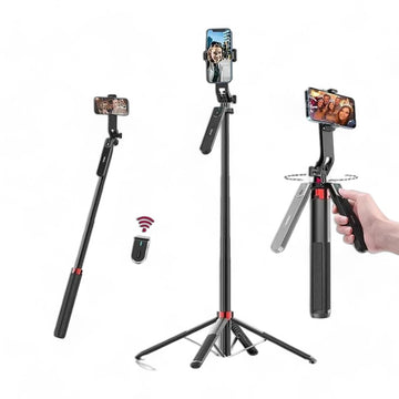 Bluetooth Remote Selfie Stick Tripod